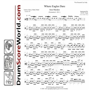 Iron Maiden – Where Eagles Dare + Play-Along Track 